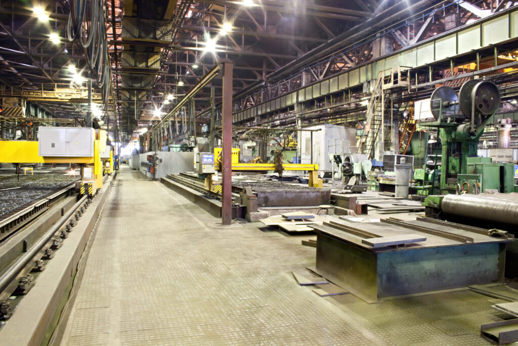 Workshop Of Machinery Plant